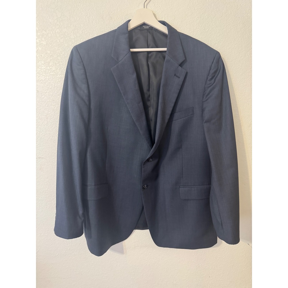 Jones New York Mens Navy Blue Wool Suit Jacket Pants Set - Picture 2 of 16